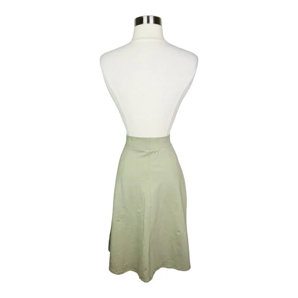 Parni Havana Skirt - Size Large - Green Tea